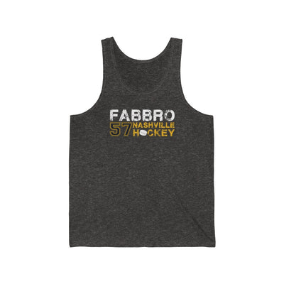 Fabbro 57 Nashville Hockey Unisex Jersey Tank Top