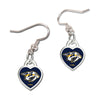 Nashville Predators 3D Heart Dangle Earrings