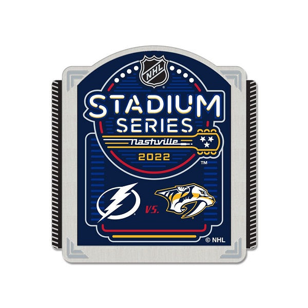 Nashville Predators Stadium Series 2022 VS Tampa Bay Lightning Collector Pin