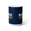 Barrie 22 Nashville Hockey Ceramic Coffee Mug In Navy Blue, 15oz