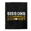 Sissons 10 Nashville Hockey Velveteen Plush Blanket