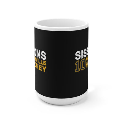 Sissons 10 Nashville Hockey Ceramic Coffee Mug In Black, 15oz