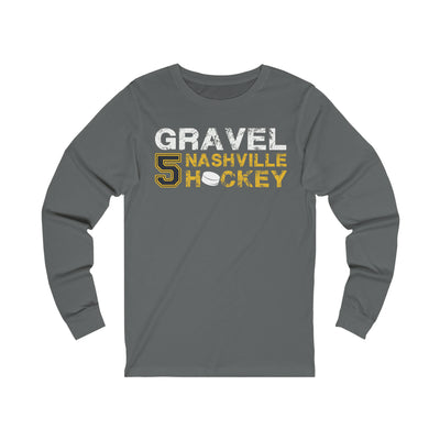 Gravel 5 Nashville Hockey Unisex Jersey Long Sleeve Shirt