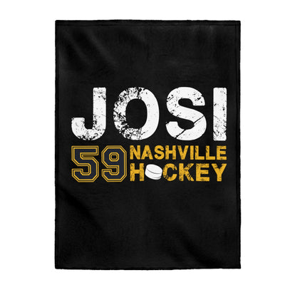 Josi 59 Nashville Hockey Velveteen Plush Blanket