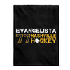 Evangelista 77 Nashville Hockey Velveteen Plush Blanket