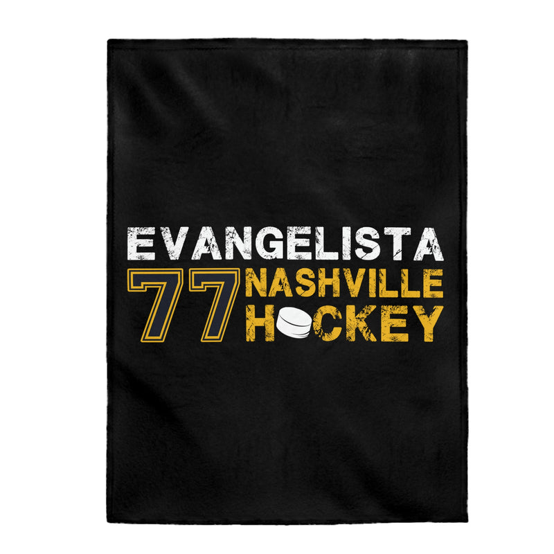 Evangelista 77 Nashville Hockey Velveteen Plush Blanket