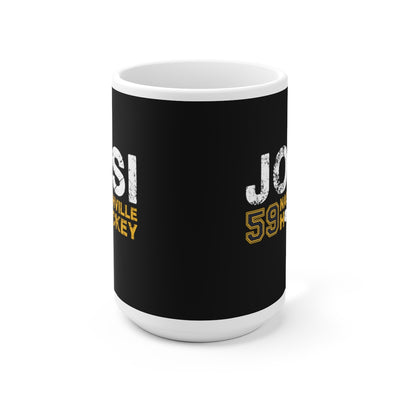 Josi 59 Nashville Hockey Ceramic Coffee Mug In Black, 15oz