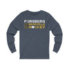 Forsberg 9 Nashville Hockey Unisex Jersey Long Sleeve Shirt