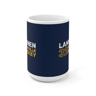 Lankinen 32 Nashville Hockey Ceramic Coffee Mug In Navy Blue, 15oz