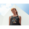 "All I Really Want Is Tacos And Hockey" Women's Tri-Blend Racerback Tank