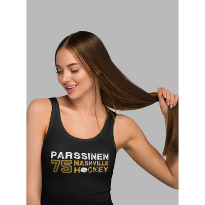 Parssinen 75 Nashville Hockey Women's Tri-Blend Racerback Tank Top